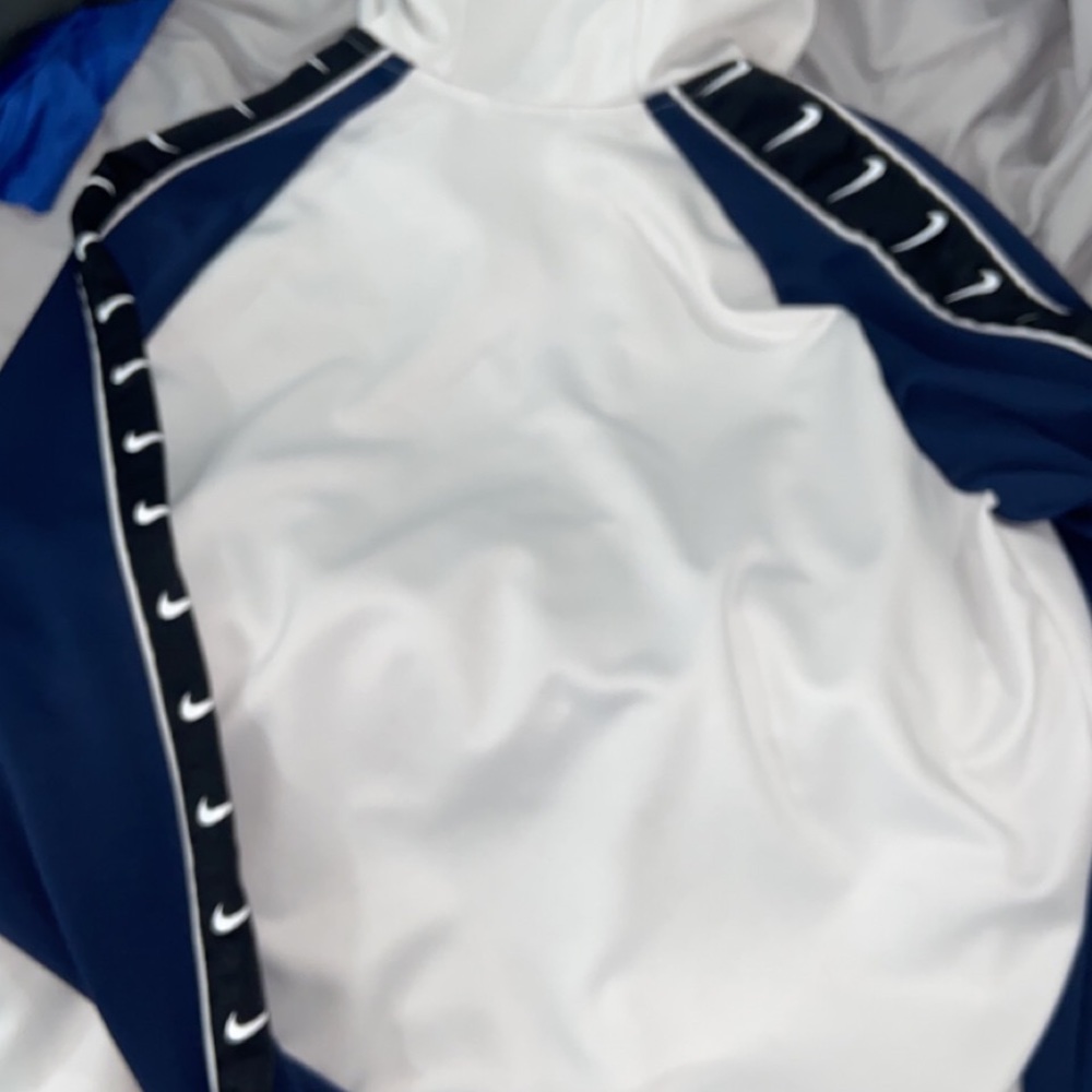 Half zip up hoodie.
